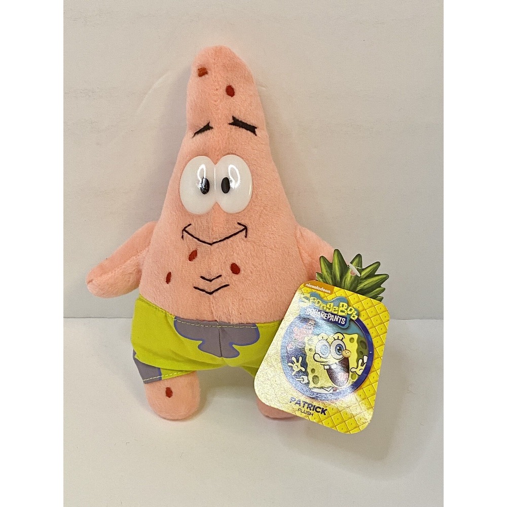 SpongeBob‎ SquarePants Patrick Star Starfish 8" Plush 2013 Viacom W/ Tag